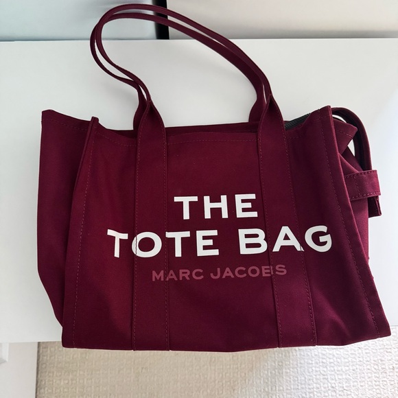 Marc Jacobs Handbags - Marc Jacobs Tote Bag Canvas Oxblood Dark Red